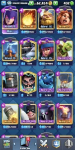 Conta de Clash Royale upada