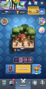 Conta de Clash Royale upada