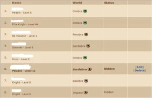 EK 44 + MAKERS SERDEBRA E OMBRA!  62 DIAS DE P.A02 /01/2019 - Tibia