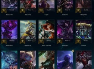 CONTA PLATINA 1 - - League of Legends LOL