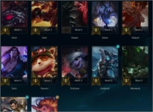 CONTA PLATINA 1 - - League of Legends LOL