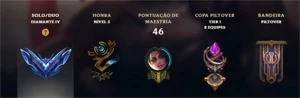 Conta lol Diamante 4 smurf - League of Legends