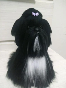 Cachorrinho Lhasa Apso - Amigurumi de Crochê - Artesanato e Personalizados