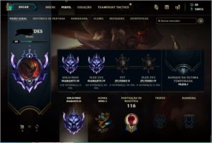 CONTA LOL D3 SOLOQ/ D4 FLEX - League of Legends