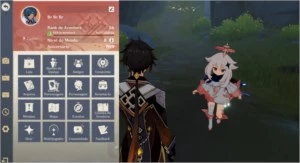vendo conta do genshin ar55 com diversos personagens e armas - Genshin Impact