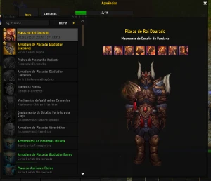 Conta WoW Warrior com CM MoP, Set elite legion, Mage Tower - Blizzard