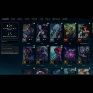 Conta de lol platina 2 - League of Legends