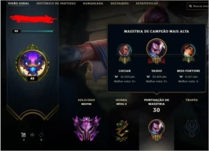 SMURF MESTRE (70% WINRATE) - League of Legends LOL