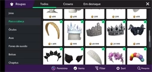 Conta top Avakin Life Nv 52 - Outros