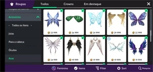 Conta top Avakin Life Nv 52 - Outros