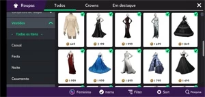 Conta top Avakin Life Nv 52 - Outros