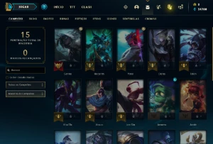 Conta PLATINA 4 | 61% Win - Lol (League Of Legends) Elomoon