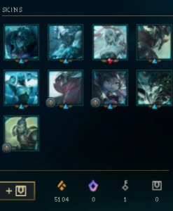 Conta lol mestre pk 500, main desde 2015, 231 skins, mmr bom - League of Legends