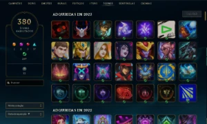 Conta lol mestre pk 500, main desde 2015, 231 skins, mmr bom - League of Legends