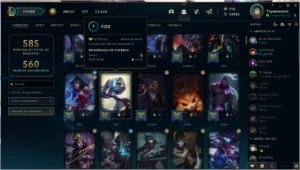 conta lol diamante 4 com 329 skins - League of Legends