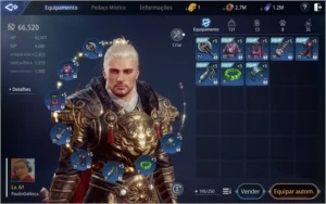 Conta MIR4 66K, LV61, servidor SA63 com 23dracos + Conta Sec