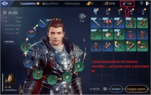 Conta MIR4 66K, LV61, servidor SA63 com 23dracos + Conta Sec
