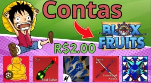 Conta Nivel Maximo Com Fruta V2 |Mais Barata Do Mercado - Roblox