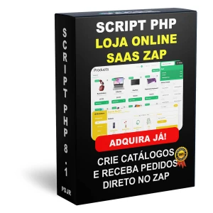 Script Php Saas Loja Online Zap(Funciona com Php 8.1) - Outros