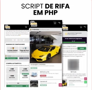 Script Rifa 12.0 em php / Laravel – Sistema completo - Outros