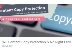 Plugin WP Content Copy Protection Pro