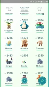 Conta de Pokémon GO 3ª Geração