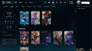 Conta LoL LVL 272 - Gold IV - Todos Campeões -  155 Skins - League of Legends