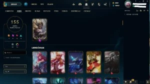 Conta LoL LVL 272 - Gold IV - Todos Campeões -  155 Skins - League of Legends