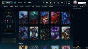 Conta LoL LVL 272 - Gold IV - Todos Campeões -  155 Skins - League of Legends