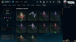 Conta LoL LVL 272 - Gold IV - Todos Campeões -  155 Skins - League of Legends