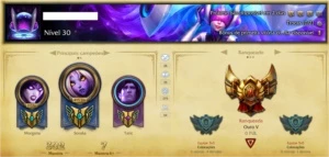 Conta LOL Ouro 5 - 109 skins - League of Legends