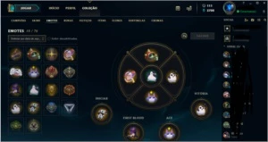 VENDO CONTA PLATINA 5 COM SKINS E TODOS CAMPEÕES. - Outros