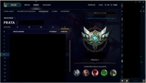 Conta League Of Legends/prata 1/ 115 Champ/ 90 Skins LOL