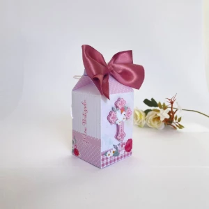 Kit Festa 20 Lembrancinhas Batizado Menina Personalizadas - Artesanato e Personalizados