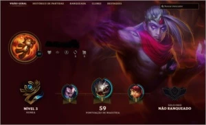Conta LOL Smurf Lv30 - League of Legends