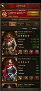 Conta Evony Ébano - Castelo 30 - 270k de Gemas - Outros