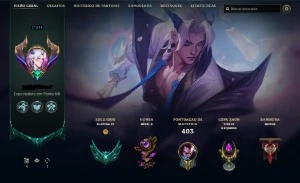 CONTA DE LOL NV. 511, 142 SKINS. MASTER YI PRESTÍGIO - League of Legends