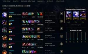 Conta League of Legends - 2021 com 15 skins, 28 campeões LOL
