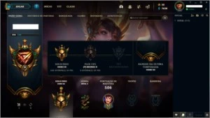 CONTA LVL LVL 224 / GOLD 3 / 97 SKINS - League of Legends LOL