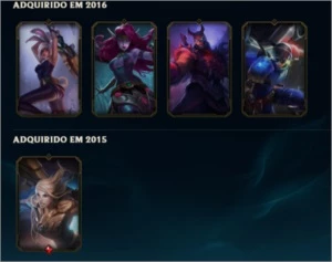 Conta Lol Diamante V, 89 Champs, 17 Skins - League of Legends