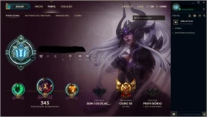 Conta League of Legends Ouro 3 + 163 skins + Muito Icones LOL