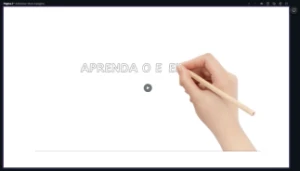 Efeito Mãozinha Escrevendo no Canva