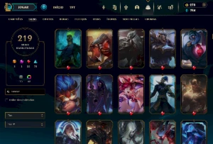 Conta Platina 4 -219 SKINS - League of Legends LOL