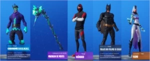 SEASON 3,4,5,6,7,8,9,10 E CAP 2 164 SKIN E SALVE MUNDO. - Fortnite