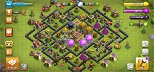 Conta Cv 8 Full passando para cv9! - Clash of Clans