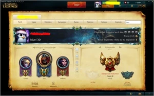 CONTA LOL GOLD III (S6 PLAT IV) 27 CAMPEOES+ZED LAMINA - League of Legends