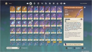 CONTA A52 GENSHIN IMPACT SERVER GLOBAL