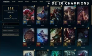 Conta lol Unranked barato Lvl 80+ - League of Legends