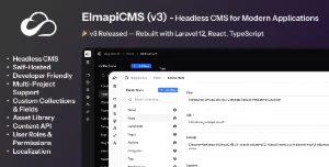 ElmapiCMS - Headless CMS for building Content API - Outros