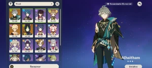 Conta Reroll Alhaitham C1 + Bis Benção ativa  - Genshin Impact